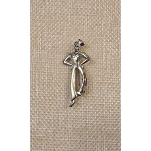 1950s Sterling Silver Forstner Dancing Sailor Brooch Navy‎ Brooch 925